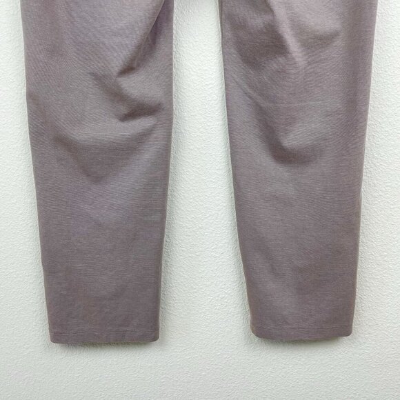 Eileen Fisher Women's Medium Cotton Blend Ponte Slim Pant Slim Fit Ankle Taupe - Picture 9 of 12